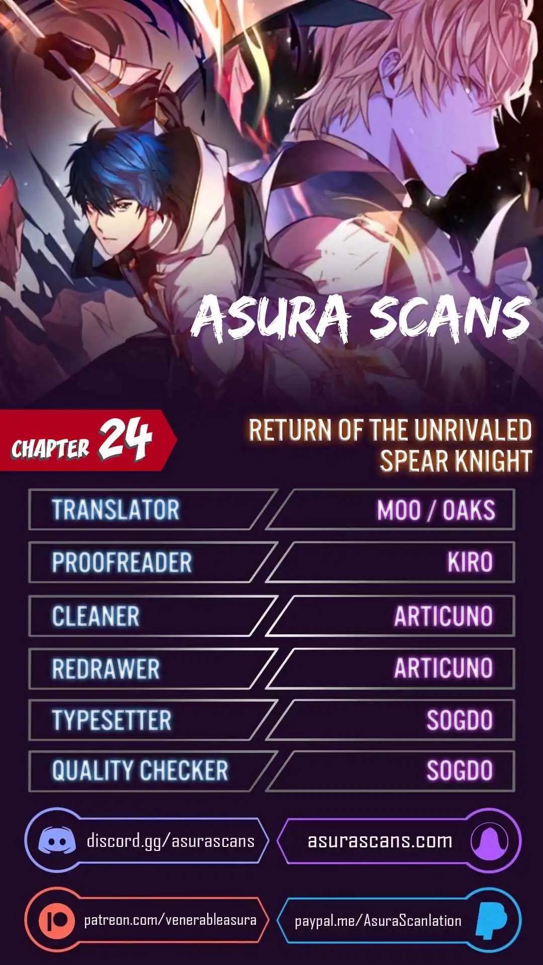 Return of the Legendary Spear Knight Chapter 24 1